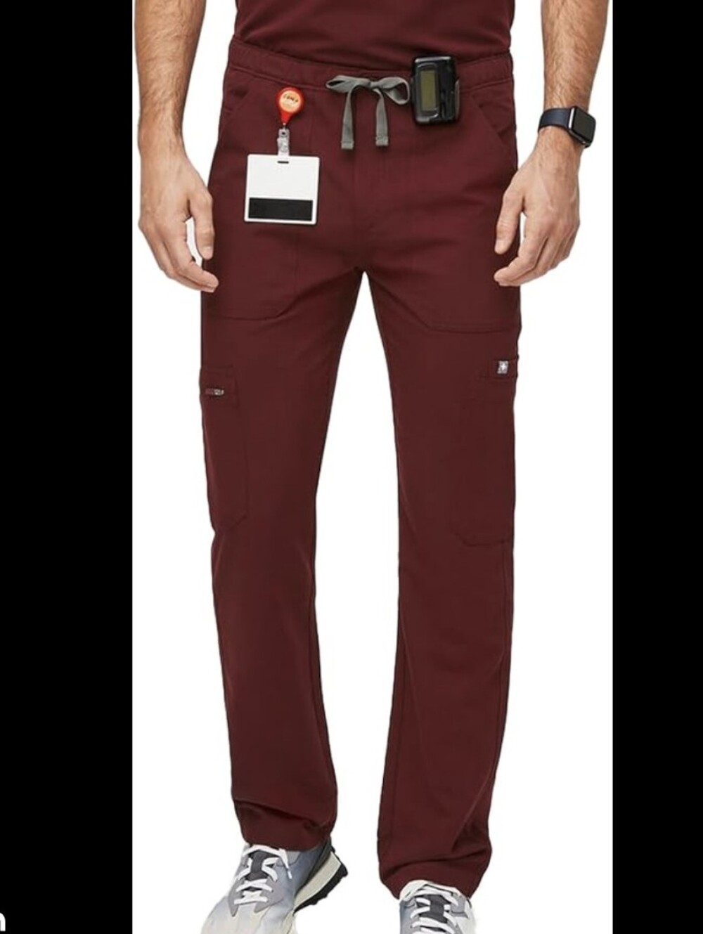Figs Cairo Cargo Pants Size 2Xl Burgundy